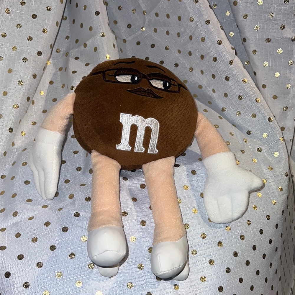 Brown M&M's Plush Toy